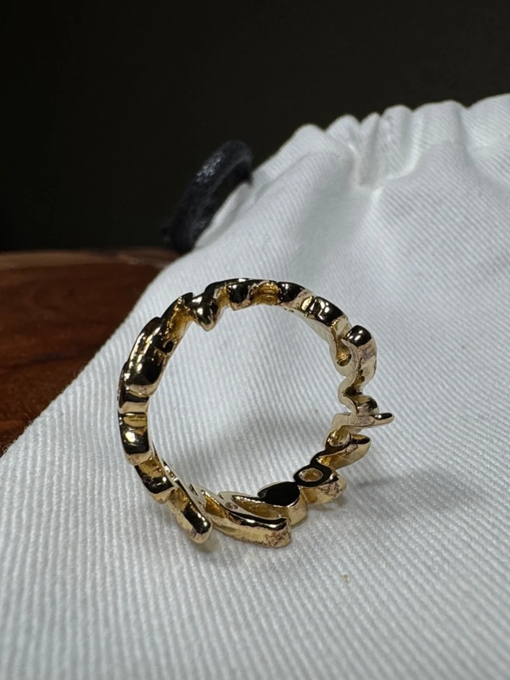 COACH SCRIPT RING - Picture 7 of 9